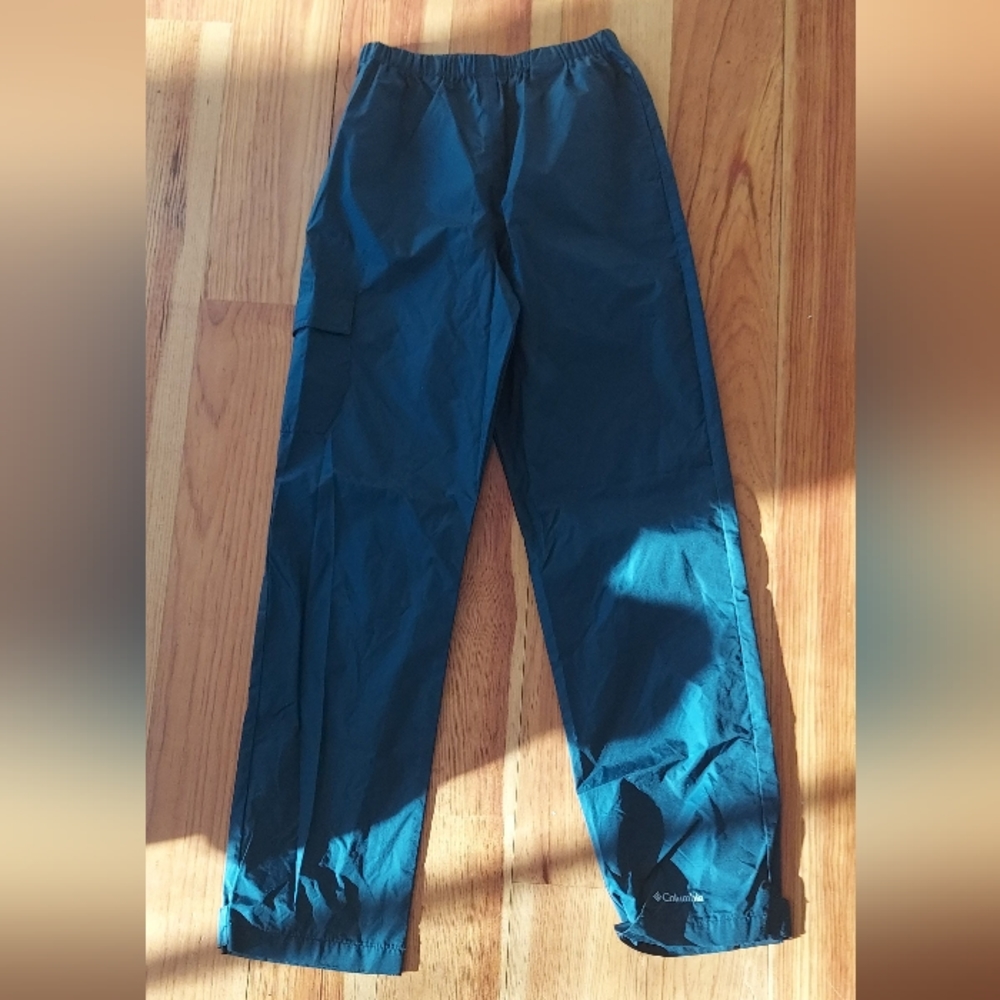 Columbia Cypress Brook II Rain Pants Black Youth Large
